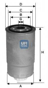 Паливний фільтр UFI 24.351.01