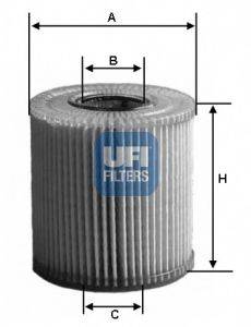 Масляний фільтр UFI 25.069.00