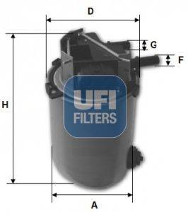 Топливный фильтр UFI 24.061.01