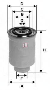 Топливный фильтр SOFIMA S 4411 NR