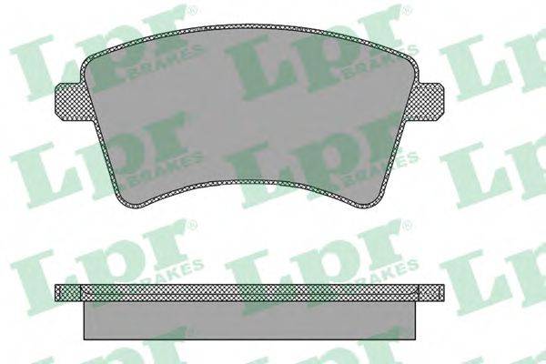 Комплект гальмівних колодок, дискове гальмо LPR 05P1465