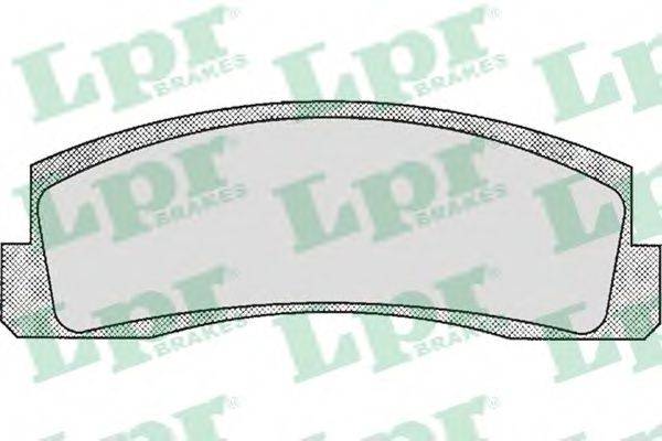 Комплект гальмівних колодок, дискове гальмо LPR 05P179