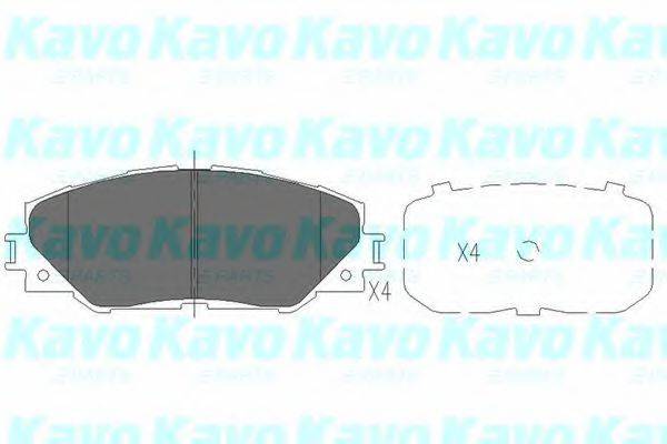 Тормозные колодки KAVO PARTS KBP-9026