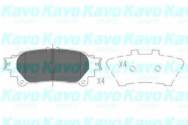 Тормозные колодки KAVO PARTS KBP-9111
