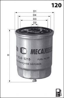 Топливный фильтр MECAFILTER ELG5333