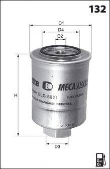 Паливний фільтр MECAFILTER ELG5261