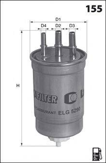 Топливный фильтр MECAFILTER ELG5393