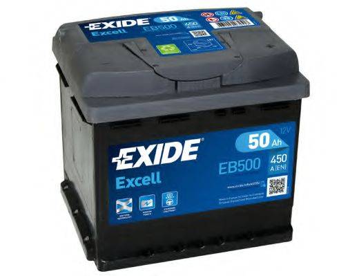 Аккумулятор автомобильный (АКБ) EXIDE EB500