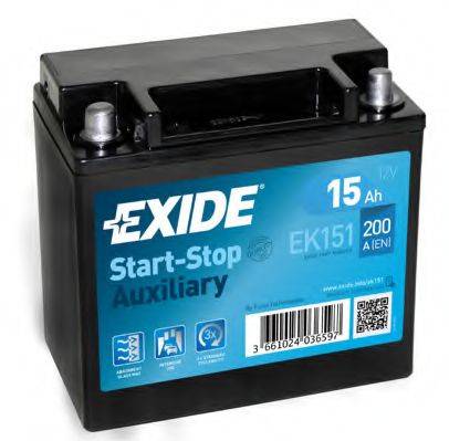 Стартерна акумуляторна батарея; Стартерна акумуляторна батарея EXIDE EK151