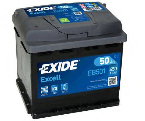 Аккумулятор автомобильный (АКБ) EXIDE EB501