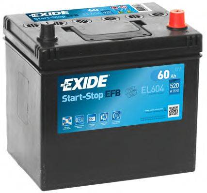 Стартерна акумуляторна батарея; Стартерна акумуляторна батарея EXIDE EL604