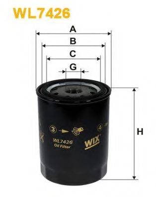 Масляний фільтр WIX FILTERS WL7426