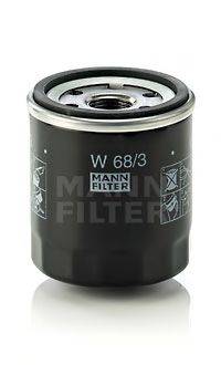Масляний фільтр MANN-FILTER W 68/3