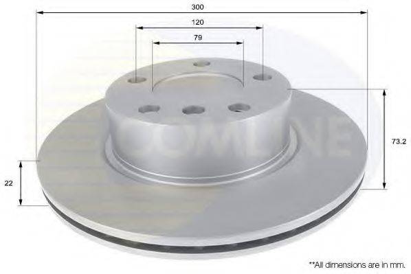Тормозной диск COMLINE ADC1770V