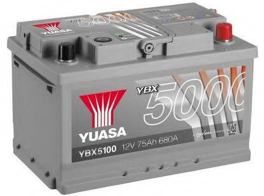 Аккумулятор автомобильный (АКБ) YUASA YBX5100