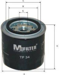 Масляний фільтр MFILTER TF 34