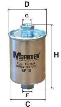 Паливний фільтр MFILTER BF 10