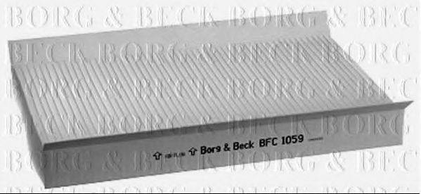 Фільтр, повітря у внутрішньому просторі BORG & BECK BFC1059