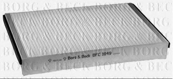 Фільтр, повітря у внутрішньому просторі BORG & BECK BFC1049