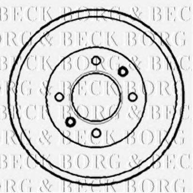 Тормозной барабан BORG & BECK BBR7088