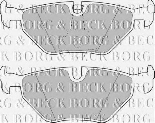 Тормозные колодки BORG & BECK BBP1591