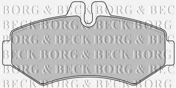 Тормозные колодки BORG & BECK BBP1667