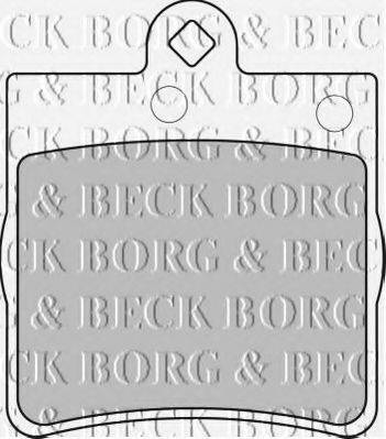 Тормозные колодки BORG & BECK BBP1669