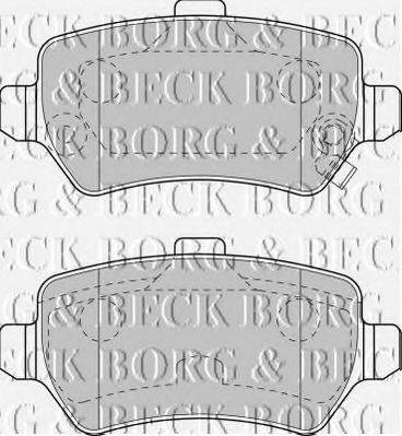 Тормозные колодки BORG & BECK BBP1777