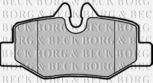 Тормозные колодки BORG & BECK BBP1958