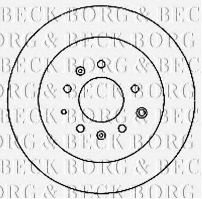 гальмівний диск BORG & BECK BBD4739