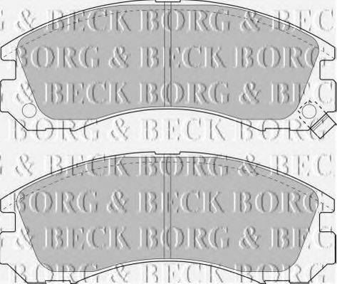 Тормозные колодки BORG & BECK BBP1449
