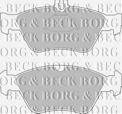 Тормозные колодки BORG & BECK BBP1454