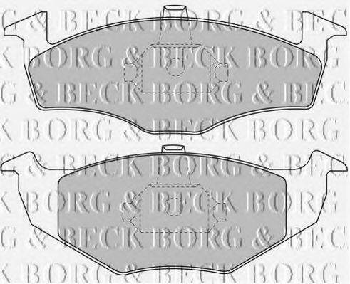 Тормозные колодки BORG & BECK BBP1471