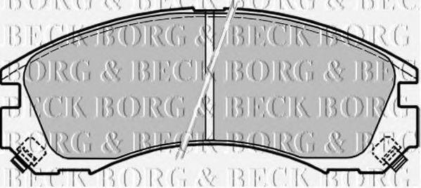 Тормозные колодки BORG & BECK BBP1565