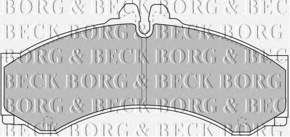 Тормозные колодки BORG & BECK BBP1589
