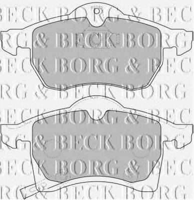 Тормозные колодки BORG & BECK BBP1612