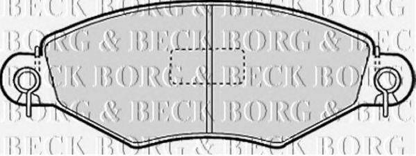 Тормозные колодки BORG & BECK BBP1623