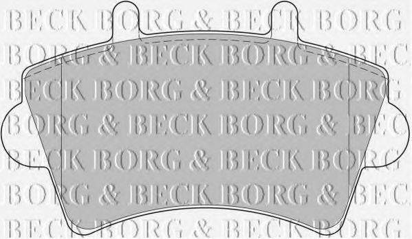 Тормозные колодки BORG & BECK BBP1746
