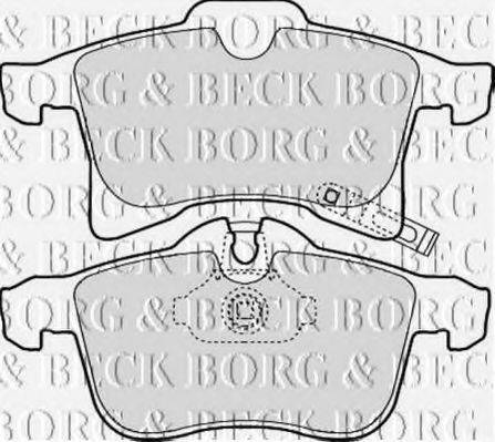 Тормозные колодки BORG & BECK BBP1875