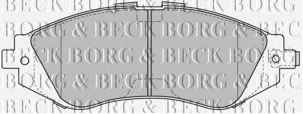 Тормозные колодки BORG & BECK BBP1881