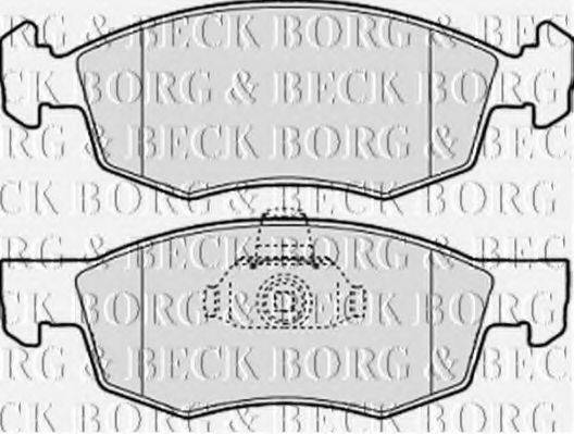 Тормозные колодки BORG & BECK BBP1886