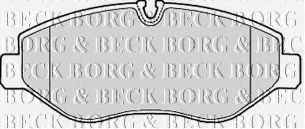 Тормозные колодки BORG & BECK BBP1974