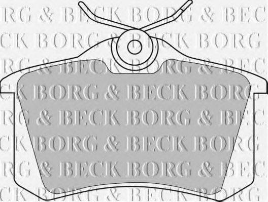 Тормозные колодки BORG & BECK BBP1542