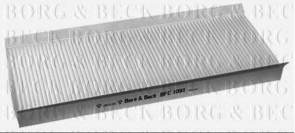 Фільтр, повітря у внутрішньому просторі BORG & BECK BFC1091