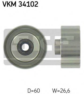 Паразитний / провідний ролик, полікліновий ремінь SKF VKM 34102