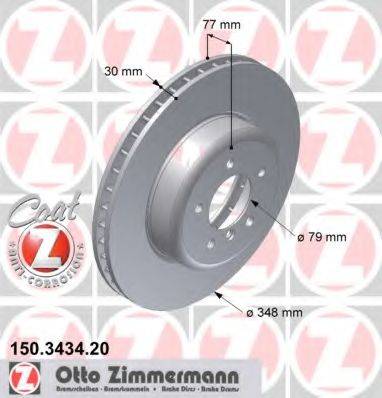 Тормозной диск ZIMMERMANN 150.3434.20