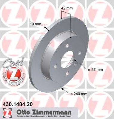 Тормозной диск ZIMMERMANN 430.1484.20