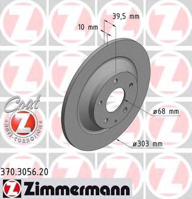 Тормозной диск ZIMMERMANN 370.3056.20